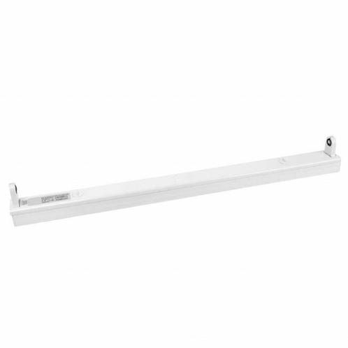 TL ARMATUUR - 60cm - Aluminium - Voor enkele LED TL buis -, Maison & Meubles, Lampes | Lampes en vrac, Enlèvement ou Envoi