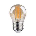 LED Filament kogel lamp 4W E27 Amber Dimbaar Warm wit, Nieuw, E27 (groot), Verzenden