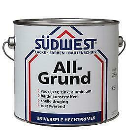 Sudwest Allgrund grondverf voor hout en hechtlaag voor ijzer, Bricolage & Construction, Peinture, Vernis & Laque, Envoi