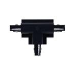 Luxar Inbouw 3 Fase T-Vorm Connector Right-2 Zwart, Verzenden, Nieuw
