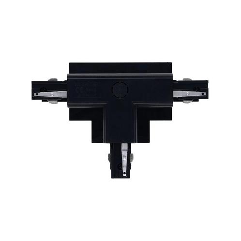Luxar Inbouw 3 Fase T-Vorm Connector Right-2 Zwart, Huis en Inrichting, Lampen | Plafondlampen, Nieuw, Verzenden