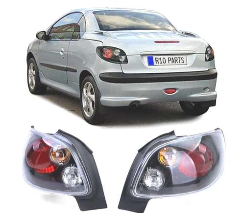 FEUX ARRIÈRE POUR PEUGEOT 206 CC 98-09 FOND NOIR, Auto-onderdelen, Verlichting, Verzenden