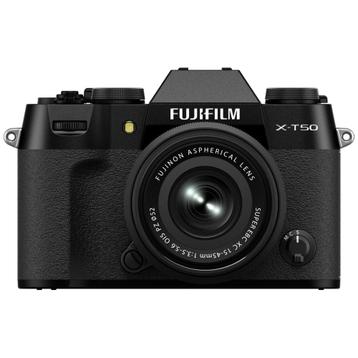 Fujifilm X-T50 Zwart + XC 15-45mm - OUTLET beschikbaar voor biedingen