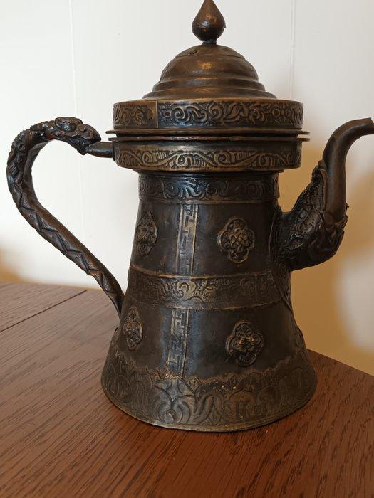 Teapot - Koper / Brons - Tibet - First half-mid 20th century, Antiek en Kunst, Antiek | Overige Antiek
