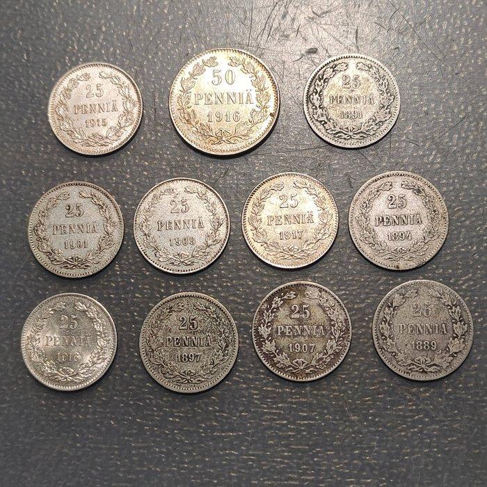 Finland, Groot-Hertogdom onder Russische heerschappij. Lot, Postzegels en Munten, Munten | Europa | Niet-Euromunten