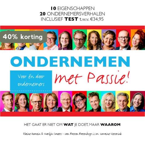 Ondernemen met passie 9789082141603, Boeken, Overige Boeken, Zo goed als nieuw, Verzenden