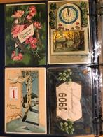 Wenskaarten; Kerst, Nieuw Jaar, Valentijn, Pasen etc. Veel, Verzamelen, Gelopen