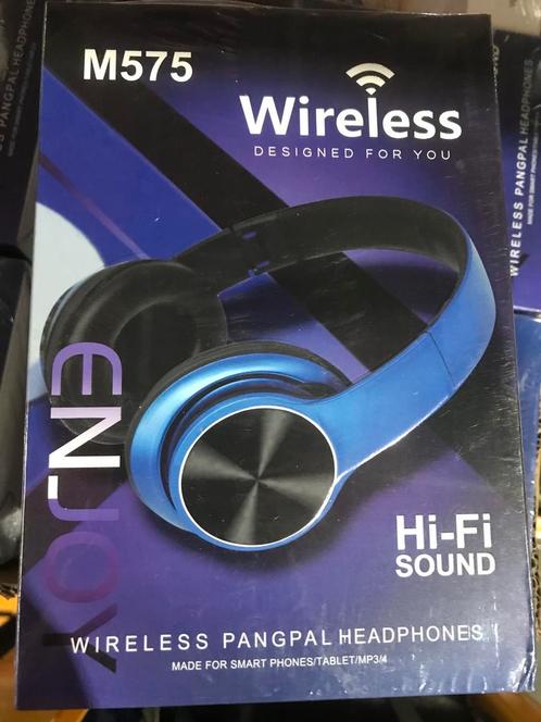 Draadloze V5.0 Edr-hoofdtelefoon - Blauw - Met Bluetooth, Audio, Tv en Foto, Overige Audio, Tv en Foto, Ophalen of Verzenden