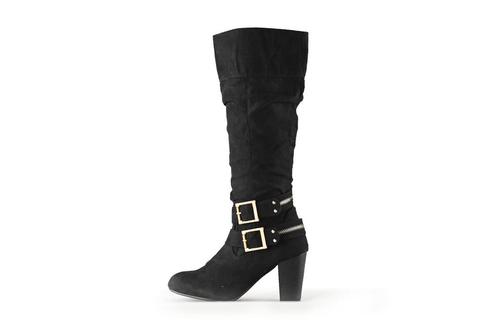 Trend One Laarzen in maat 36 Zwart | 5% extra korting, Kleding | Dames, Schoenen, Zwart, Zo goed als nieuw, Hoge laarzen, Verzenden