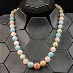 Aquamarijn en Morganiet 410 karaat. Mooie Berilli ketting -