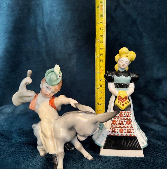 Decoratief ornament (2) - Herend - C5400 - Hongarije - Bruid, Antiek en Kunst, Antiek | Glaswerk en Kristal