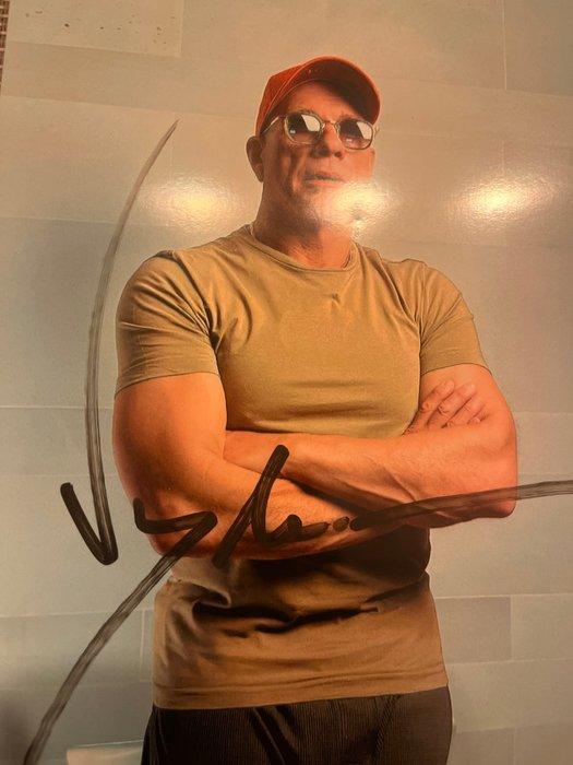 Van damme Jean Claude - Photo dédicacée Van Damme 2024, Verzamelen, Film en Tv