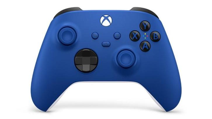 Microsoft Xbox Series X & S Controller Blauw, Games en Spelcomputers, Spelcomputers | Xbox One, Zo goed als nieuw, Ophalen of Verzenden