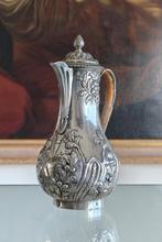 Koffiepot - Massief Sterling zilver 925, Antiek en Kunst