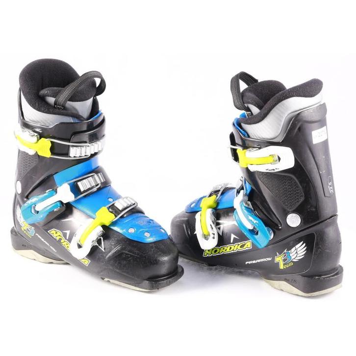 35 36 kinder skischoenen NORDICA FIREARROW TEAM 3, black/blu, Sport en Fitness, Skiën en Langlaufen, Ski, Schoenen, Gebruikt, Nordica