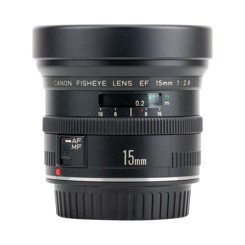 Canon EF 15mm f/2.8 Fisheye met garantie, TV, Hi-fi & Vidéo, Photo | Lentilles & Objectifs, Envoi