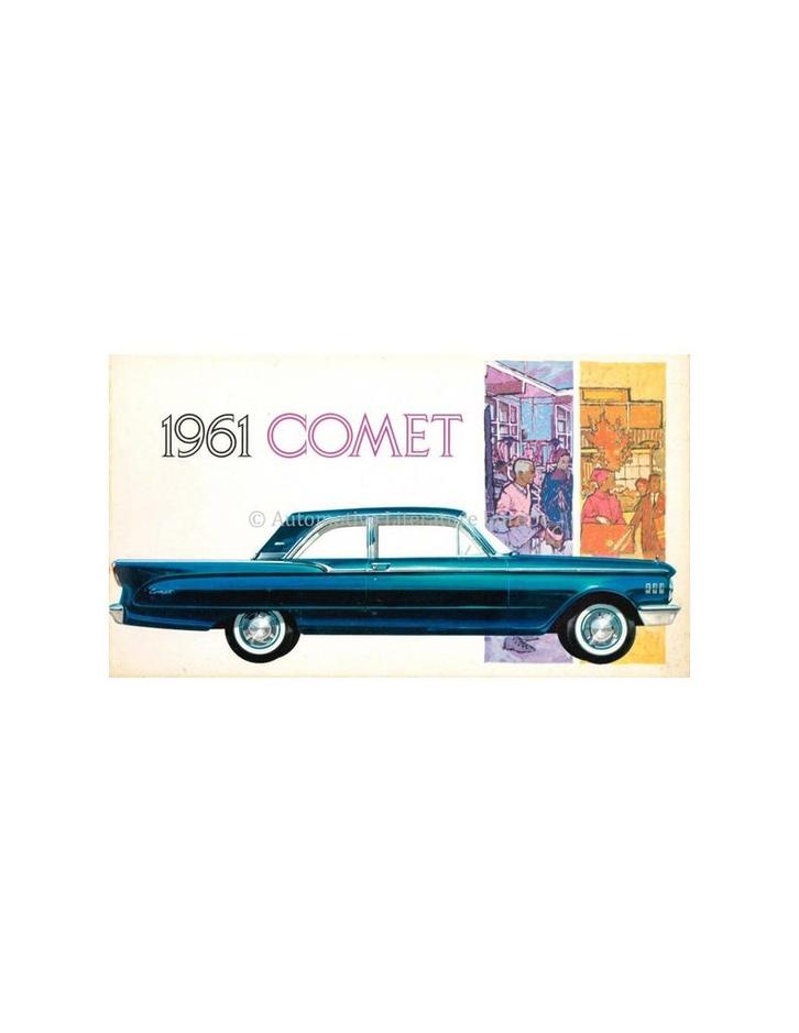1961 MERCURY COMET BROCHURE ENGELS, Livres, Autos | Brochures & Magazines, Enlèvement ou Envoi