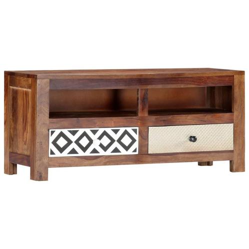 vidaXL Tv-meubel 90x30x40 cm massief sheeshamhout, Huis en Inrichting, Kasten |Televisiemeubels, Nieuw, Verzenden