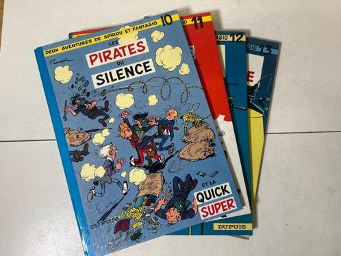 Spirou et Fantasio T10 à T13 - 4x C - 4 Album - Herdruk -, Boeken, Stripverhalen