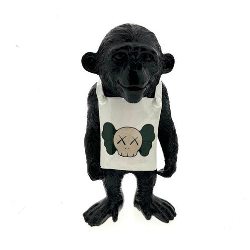 Kevin (XX) - Banksy Monkey Sign x Kaws - 3 pieces, Antiek en Kunst, Kunst | Schilderijen | Modern