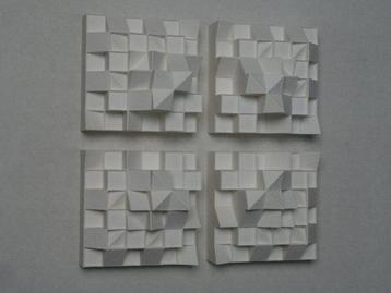 Hans Meeuwsen - Reliëf, 2025 - 30 Wit porseleinen wandrelief