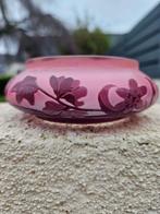 Emile Gallé - Vase - Verre - Vase Gallé bonbonnière, Antiek en Kunst