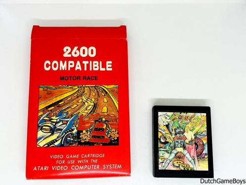 Atari 2600 - Motor race, Games en Spelcomputers, Spelcomputers | Atari, Gebruikt, Verzenden