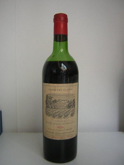 1974 Chateau Duhart-Milon Rothschild en 1972 Chateau La, Verzamelen, Wijnen