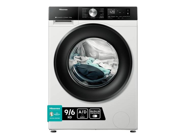 Hisense Wd3s9043bw3 Was-droogcombi 9kg - 6kg 1400t, Elektronische apparatuur, Was-droogcombinaties, Ophalen of Verzenden