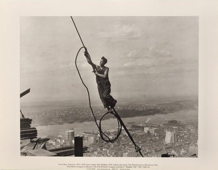 Lewis W. Hine (1874–1940) - Icarus, Empire State Building,, Antiek en Kunst, Kunst | Designobjecten