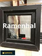 Ramen, schuiframen, deuren ZWART 9005 ENKEL BIJ RAMENHAL, Doe-het-zelf en Bouw, Raamkozijnen en Schuifdeuren, Nieuw, Kunststof