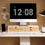 Tweedekans | SoBuy - Monitor Stand BBF11-WN - 60 x 22 x 11, Ophalen of Verzenden, Nieuw