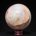 Levendige vuurinsluiting in rookkwarts met azeztuliet –