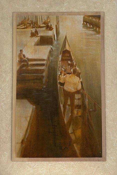 Antonio Sgarbossa (1945) - Venezia, Antiek en Kunst, Kunst | Schilderijen | Klassiek