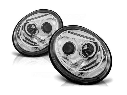Angel Eyes koplamp units Chrome geschikt voor VW New Beetle, Autos : Pièces & Accessoires, Éclairage, Envoi