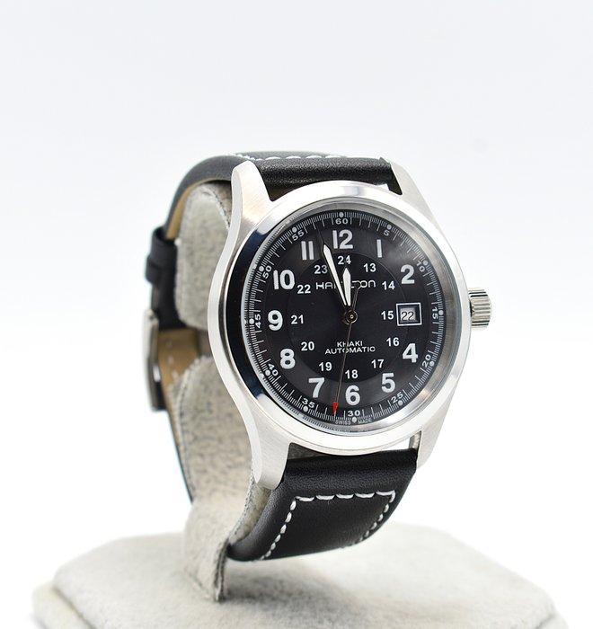 Hamilton - Khaki - Zonder minimumprijs - Automatic - H704450, Handtassen en Accessoires, Horloges | Heren
