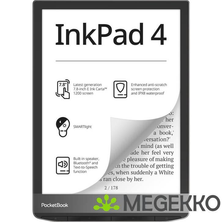 PocketBook InkPad 4 e-book reader Touchscreen 32 GB Wifi, Computers en Software, Overige Computers en Software, Nieuw, Verzenden