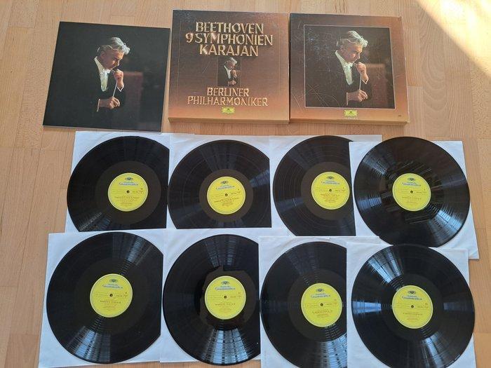 Herbert von Karajan - 4x box sets - Beethoven 9 Symphonies,, Cd's en Dvd's, Vinyl Singles