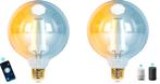 E27 LED lamp - Dimbaar - Filament lamp - 6W - 2 stuks - Aigo, Verzenden, Nieuw
