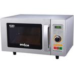 Microgolfoven in RVS,1000 W. (25 Lt), mechanische, Verzenden, Nieuw in verpakking, Ovens, Microgolfovens en Steamers