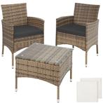 tectake Wicker zitgroep Luzern 2+1 met kussenhoezen in 2 kle, Tuin en Terras, Tuinsets en Loungesets, Verzenden, Nieuw