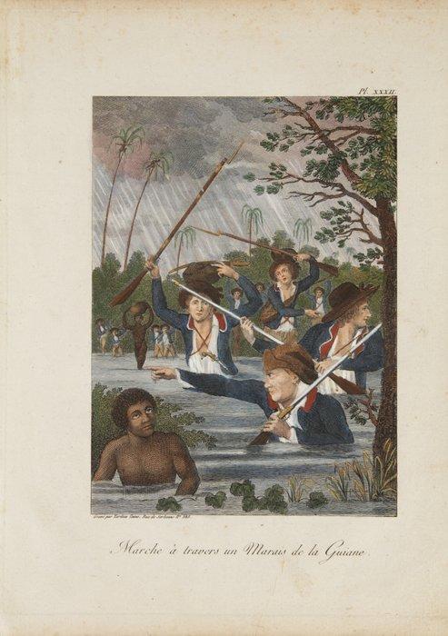 Stedman/Tardieu - Voyage a Surinam - 1799, Antiek en Kunst, Antiek | Boeken en Manuscripten