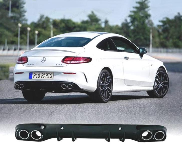 DIFFUSEUR ARRIÈRE MERCEDES CLASSE C C205 COUPÉ 14-18 AMG PDC, Autos : Pièces & Accessoires, Carrosserie & Tôlerie, Envoi