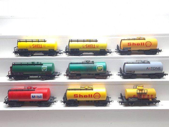 Kleinbahn H0 - Modeltrein goederenwagonset (9) - 9x, Hobby en Vrije tijd, Modeltreinen | H0