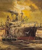 Juan Escoda Corominas (1920-2012) - Escena marítima, Antiek en Kunst