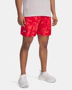 Under Armour Launch 7 Print Shorts-Red 713 - Maat XL, Kleding | Heren, Overige kleuren, Under Armour, Ophalen of Verzenden, Maat 56/58 (XL)