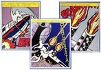 Roy Lichtenstein (after) - As I Opened fire. Triptych.