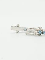 Bracelet de tennis - 18 carats Or blanc Topaze - Diamant