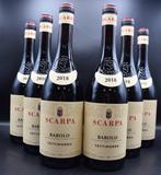 2018 Scarpa, Tettimorra - Barolo - 6 Flessen (0.75 liter), Nieuw