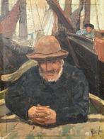 Adolf le Comte (1850-1921 - Oude Schipper, Antiek en Kunst